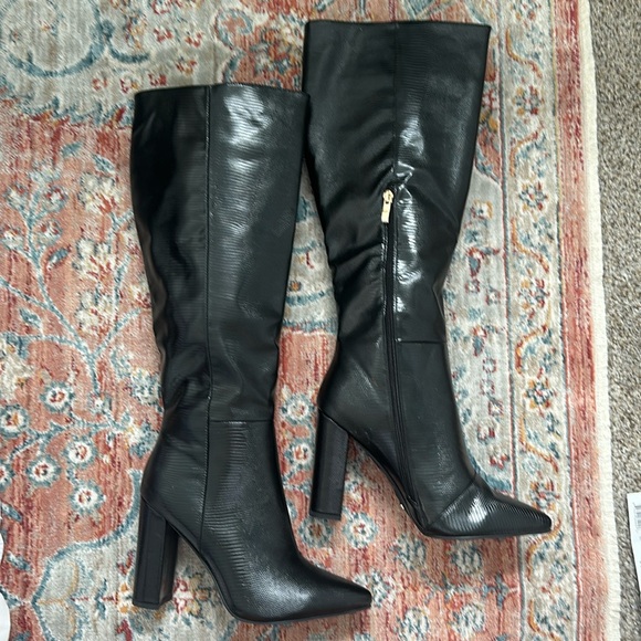 Billini Milla Black Scale Boots - Picture 1 of 4